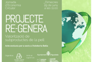 Leather Cluster Barcelona apuesta por la revalorización de residuos con Re-Genera